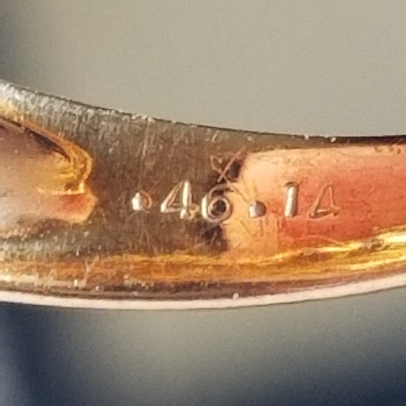 sale 18k natural ruby diamond flower gold ring - Picture 16 of 16